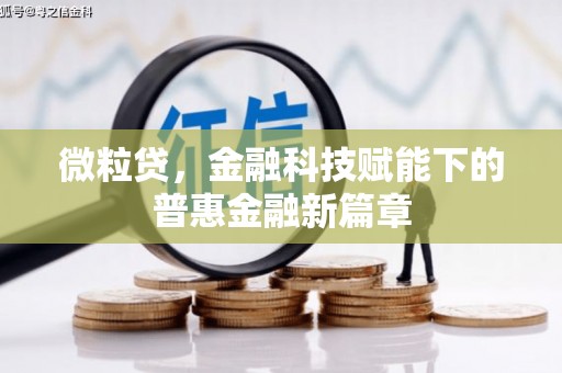 错那微粒贷，金融科技赋能下的普惠金融新篇章