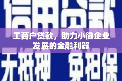 错那工商户贷款，助力小微企业发展的金融利器