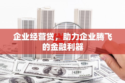 错那企业经营贷，助力企业腾飞的金融利器