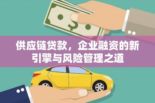 错那供应链贷款，企业融资的新引擎与风险管理之道