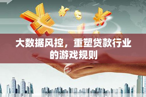 错那大数据风控，重塑贷款行业的游戏规则