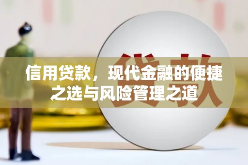 错那信用贷款，现代金融的便捷之选与风险管理之道