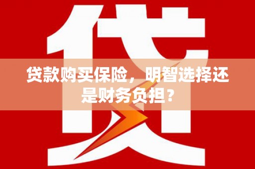 错那贷款购买保险，明智选择还是财务负担？
