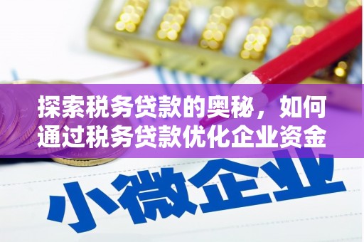 错那探索税务贷款的奥秘，如何通过税务贷款优化企业资金流