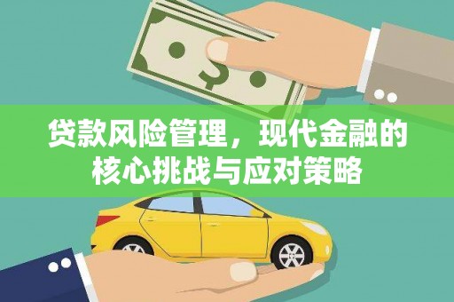 错那贷款风险管理，现代金融的核心挑战与应对策略