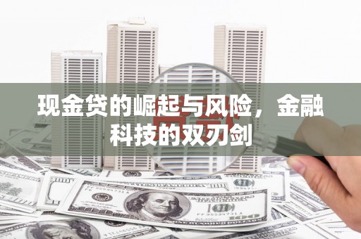 错那现金贷的崛起与风险，金融科技的双刃剑