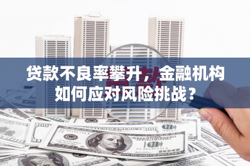 错那贷款不良率攀升，金融机构如何应对风险挑战？
