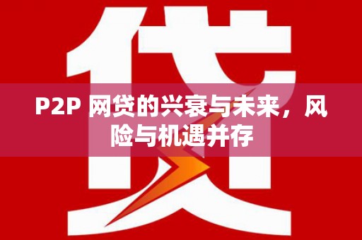 错那P2P 网贷的兴衰与未来，风险与机遇并存