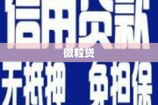 错那微粒贷