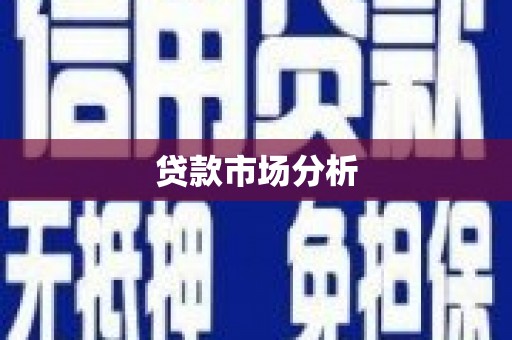 错那贷款市场分析