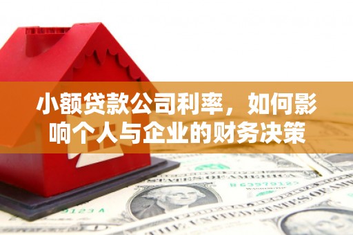 错那小额贷款公司利率，如何影响个人与企业的财务决策