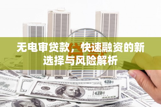 错那无电审贷款，快速融资的新选择与风险解析