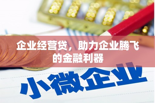 错那企业经营贷，助力企业腾飞的金融利器