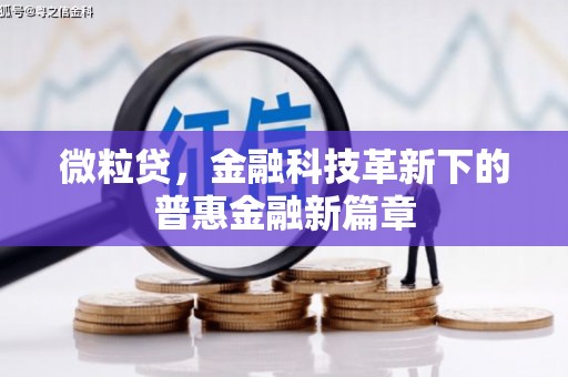 错那微粒贷，金融科技革新下的普惠金融新篇章
