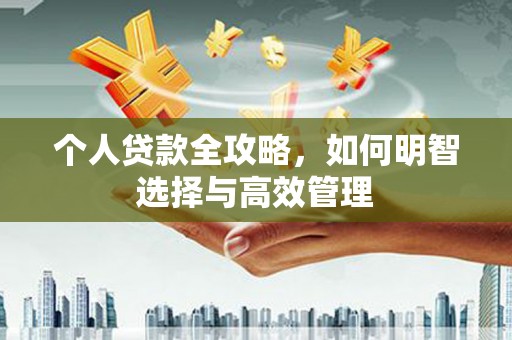错那个人贷款全攻略，如何明智选择与高效管理
