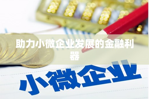 错那助力小微企业发展的金融利器